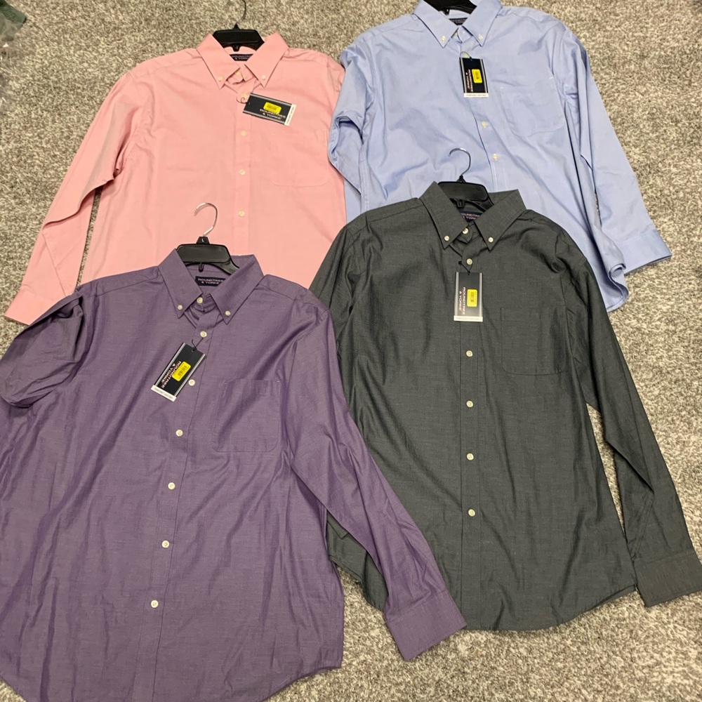 Bundle of men’s dress shirts